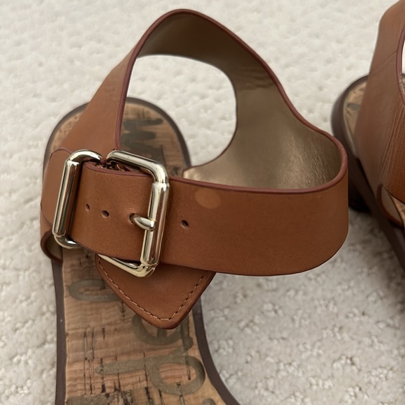 Sam Edelman Brown Sandals with Silver Buckle - Picture 5 of 14